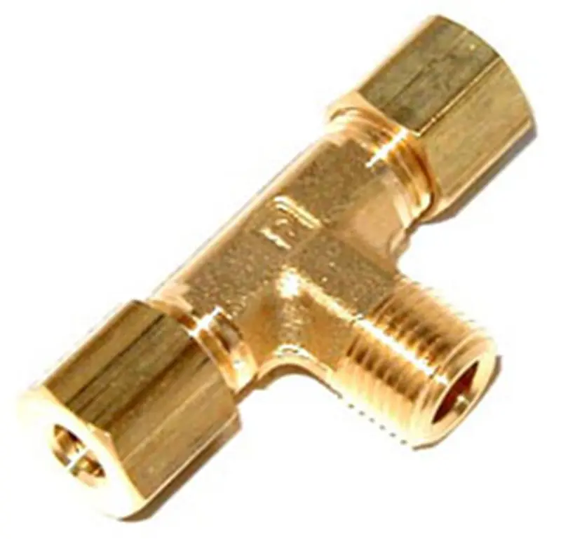 Nos/Nitrous Oxide System 16436Nos Pipe Fitting Compression T; 3/16 In. To 3/16 In. To 1/8 In. Npt; 1
