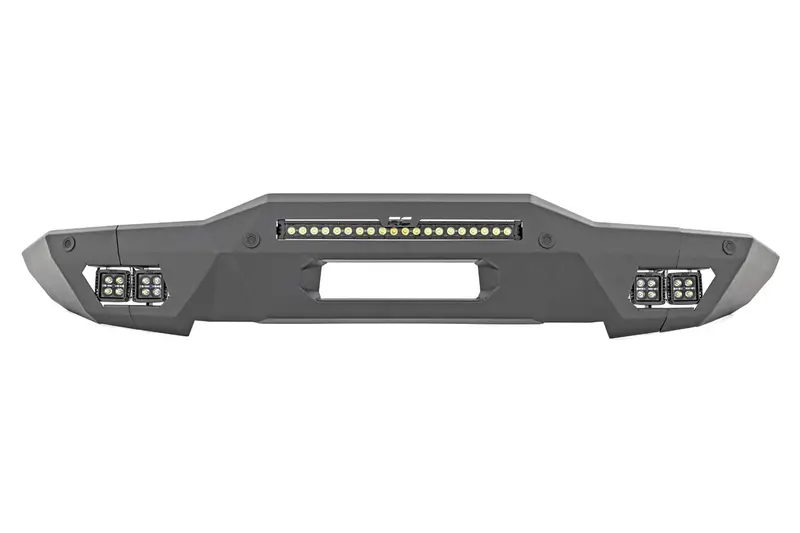 Rough Country 51074 Led Light Bar Integrated Front Bumper For Off-Road Trucks 1