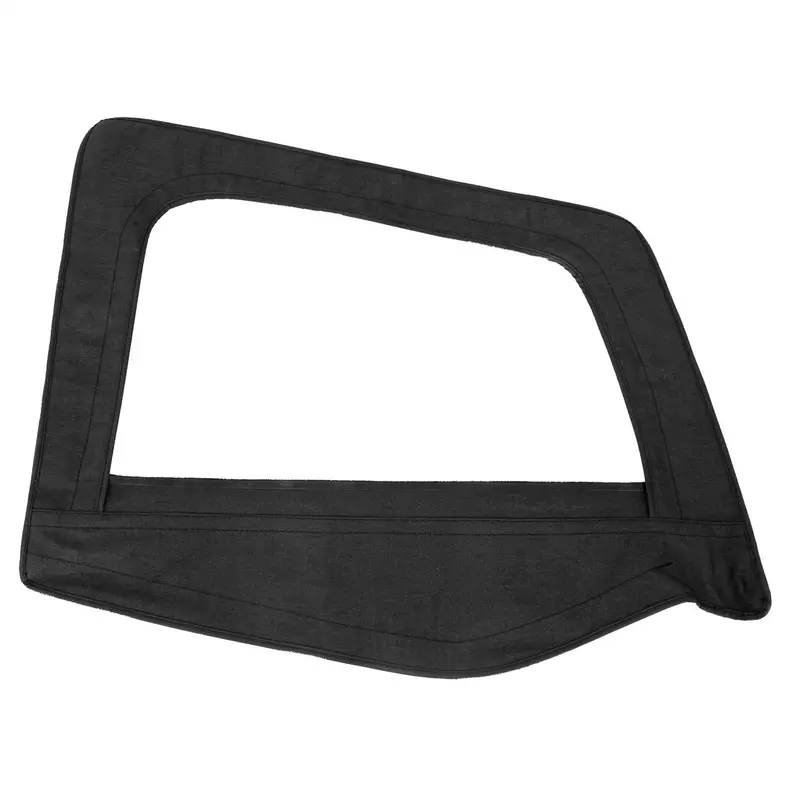 Smittybilt 89515 Soft Top Door Skin With Frame – Denim Black, Fits 1987–1995 Yj Wrangler Passenger Side 1