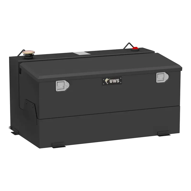 Uws Matte Black Combo Transfer Tank – 75-Gallon Steel-Aluminum Design, St-75-Combo-Mb 1