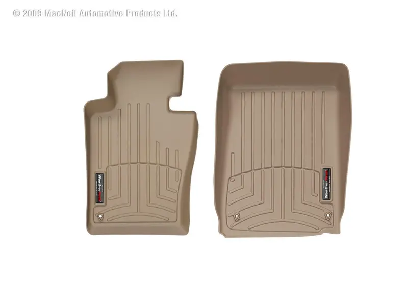 Weathertech 451271 Digitalfit Tan Front Row Floor Liners 1