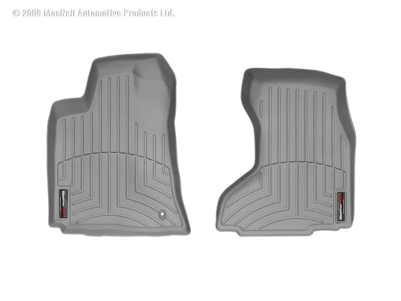 Weathertech Digitalfit Floor Liners – Gray, Front Row, Precision Molded (461631) 1